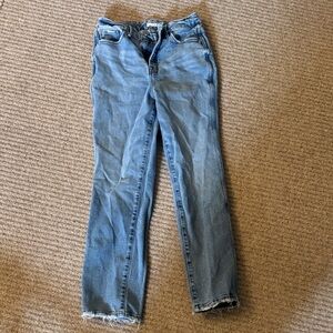 Good American Light Blue Straight Leg Jeans